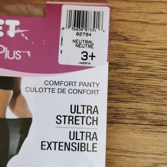 Add-on Only Secret Pantyhose Neutral Plus 3X - Picture 2 of 5